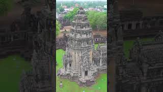 Phimai historical Park  Thailand  Drone 4K UHD [upl. by Semaj197]