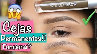 Cejas PERMANENTES Funciona  WunderBrow  Mirianny [upl. by Ellasal566]