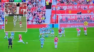 Wayne Rooney rolls back the years by scoring stunning freekick in Man Utd Legends match [upl. by Louls]