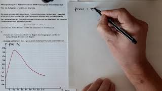 e Funktion Beispielaufgabe Mathe Abi 2017 NRW Grundkurs Analysis B1 [upl. by Cung]