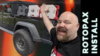 Installing Rotopax on my Jeep Gladiator [upl. by Elleneg706]