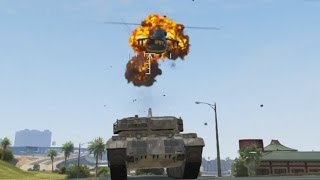 I HAVE A TANK  Grand Theft Auto 5 [upl. by Itirp]