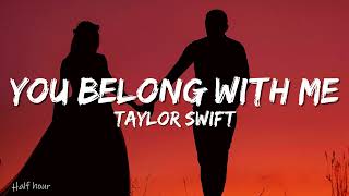 Taylor Swift  You Belong With Me lyrics [upl. by Broadbent]