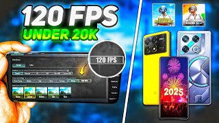 🔥TOP 3 BEST 120 FPS GAMING PHONE UNDER 20000 FOR PUBG BGMI IN 2025 [upl. by Ellesirg]