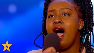 Singer Sarah Ikumu WINS Simon Cowells GOLDEN BUZZER  Britains Got Talent 2017 [upl. by Aisat]