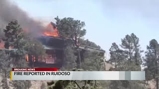 Fire burning near Ruidoso prompts evacuations [upl. by Cecelia]