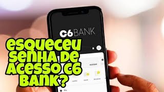 COMO RECUPERAR SENHA DE ACESSO C6 BANK [upl. by Anilec]