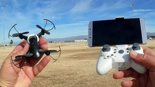 Eachine E61HW Micro FPV Drone Flight Test Review [upl. by Bartram]