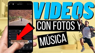 COMO HACER VIDEOS CON FOTOS Y MUSICA 2023 EN TU ANDROID O IPHONE [upl. by Calandra]