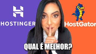 HOSTINGER OU HOSTGATOR Qual é a Melhor Hospedagem de Sites em 2024 Comparativo [upl. by Etteluap]