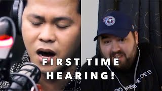 Marcelito Pomoy  The Prayer  FIRST TIME REACTION [upl. by Killion]