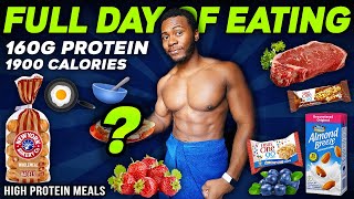 160g High Protein Diet  Full Day of Eating 1900 Calories [upl. by Alyled]