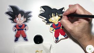 Galletas decoradas Dragon Ball Cookies decorating [upl. by Schulman276]