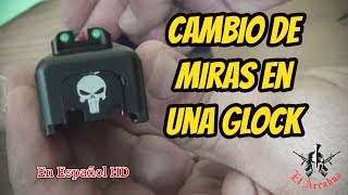 CAMBIO DE MIRAS DE UNA GLOCK [upl. by Lia]