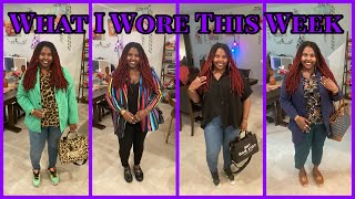 SHEIN PLUS SIZE FASHION WORK OUTFITS 1416 WHAT I WORE TO WORK THIS WEEK EPI 13 THECOMPLETEDLOOK [upl. by Ellicott]