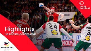 GOAL COMPILATION  The best danish goals at the preliminary round at EHF European Championship 2024 [upl. by Finella]