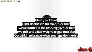 Kendrick Lamar  ADHD Lyrics [upl. by Nomla745]