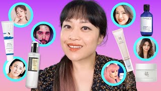 I tried influencers Korean skincare faves Cosrx Beauty of Joseon AD [upl. by Meri]