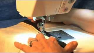 How to use Janome Zipper Foot E [upl. by Selhorst]