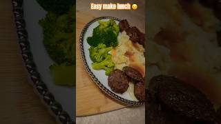 food at home so delicious 🤤 make purée and broccoli 🥦 meatballs ☺️cookingrecipes cookingideas [upl. by Irakuy395]