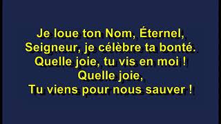 JE LOUE TON NOM ETERNEL M EXO [upl. by Thorsten]