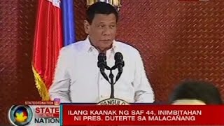 SONA Pangulong Duterte isinisi kay dating Pres Aquino ang Mamasapano encounter [upl. by Hewett]