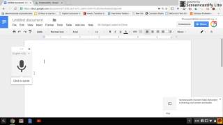 Voice Typing in Google Docs [upl. by Martyn]