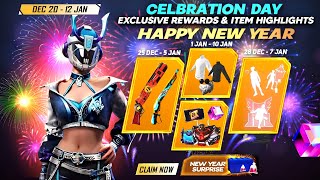 New Year Event Free Fire 2024🥳🤯  Free Fire New Event  Ff New Event  Upcoming Events In Free Fire [upl. by Kcirrag]