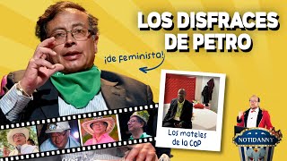 LOS MEJORES DISFRACES DE PETRO ¡HASTA DE FEMINISTA  LO MÁS CHISTOSO DE LA COP notidanny [upl. by Rolyab]