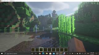 Minecraft Intel Iris Xe Test with BSL shader [upl. by Ayekram578]