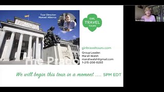 Virtual Tour of Madrids Prado Museum with Manuel  Brought to you by Girl Travel Tours [upl. by Wayolle]