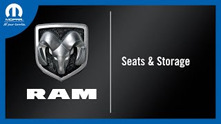 Seats amp Storage  How To  2022 Ram Trucks [upl. by Koch]