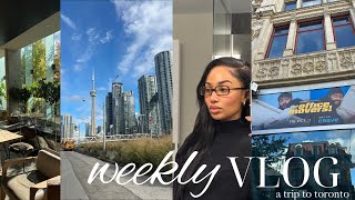 a trip to toronto my bfs show premiere  more  weekly vlog [upl. by Roseann]