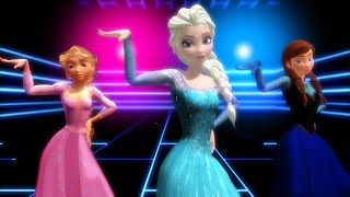 EVERGLOW  Adios  Elsa Anna amp Rapunzel Dance MMD [upl. by Knowle]