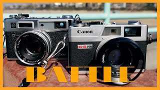 Yashica Electro 35 GSN vs Canon Canonet QL17 GIII [upl. by Ahsikan64]