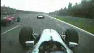 Hakkinen vs Schumacher Spa 2000 [upl. by Goodhen]