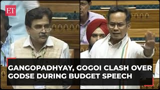 Gangopadhyay’s unparliamentary comment on Gogoi over Godse sparks uproar Speaker expunges remark [upl. by Teddie]