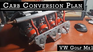 VW Golf Mk1 Bike Carb Conversion  The Plan [upl. by Netsryk146]