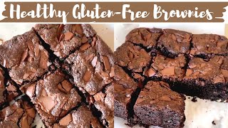 HEALTHY BROWNIE RECIPE gluten free refined sugar free no maida brownies healthy baking recipes [upl. by Jocelyn]