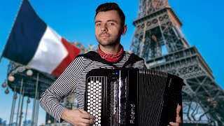 Romantic French Accordion Music  Beautiful Parisian Melodies [upl. by Namharludba]