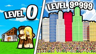 GETTING 9999 PEOPLE  Roblox Tiny Town [upl. by Navert]