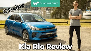 Kia Rio 2021 review  a budget hatch done right  Chasing Cars [upl. by Otrebmuh]