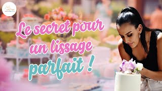 TUTO CAKE DESIGN⎜La Technique pour un lissage de gâteau réussi en 5 min top chrono [upl. by Elleron]