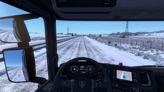 Frosty Winter Weather Mod  Euro Truck Simulator [upl. by Aranahs]