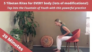 Five Tibetan Rites Explained WITH Modifications [upl. by Aitel]