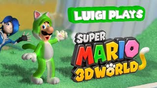 Luigi Plays SUPER LUIGI 3D WORLDDD [upl. by Nwahsor]