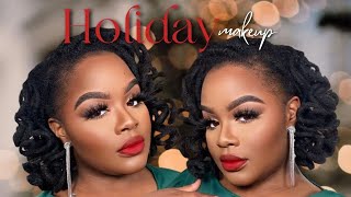 ✨ Holiday Makeup Tutorial  IamJackieCymone [upl. by Iva]