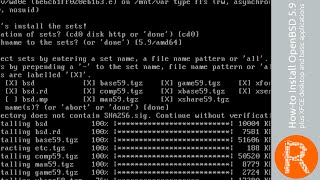 Howto Install OpenBSD 59 plus XFCE desktop and basic applications [upl. by Baram528]