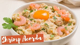 Acorda Alentejana Recipe How To Make Portuguese Bread Soup [upl. by Ainollopa]