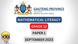 Paper 1 Maths Literacy Grade 12 [upl. by Olegnalehcim]